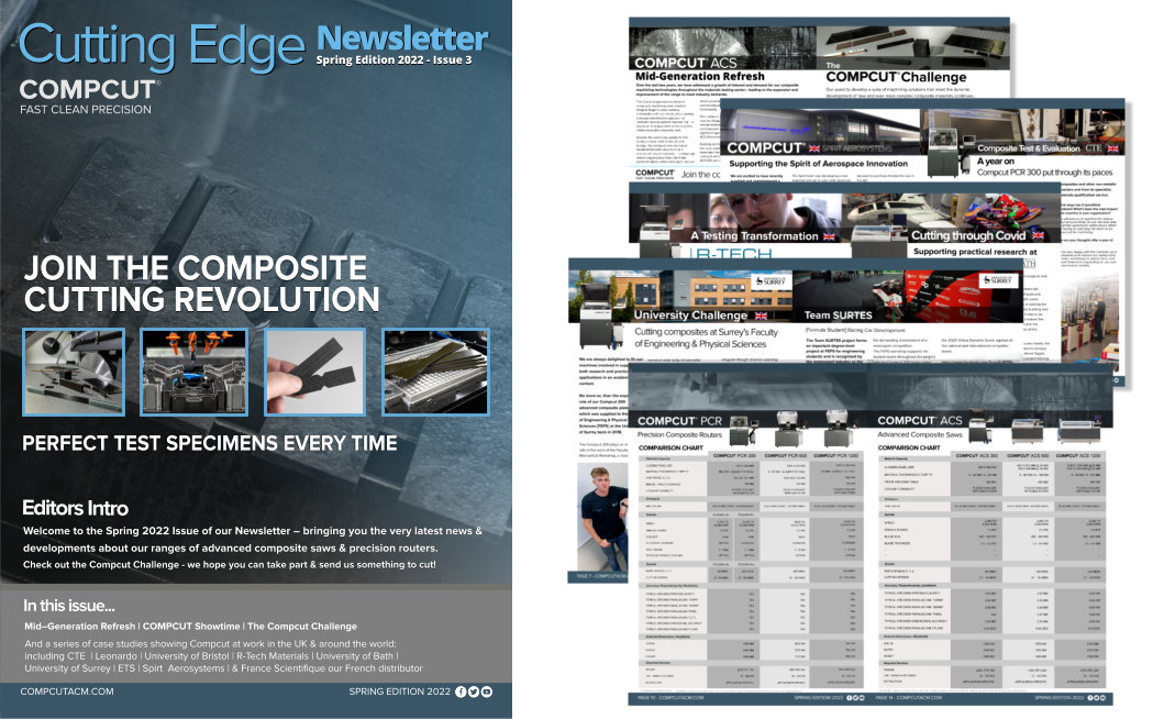 Compcut Cutting Edge Newsletter: SPRING EDITITION 2022